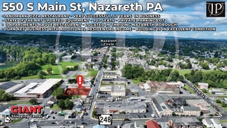 Plus de détails pour 550 S Main St, Nazareth, PA - Commerce de détail à vendre