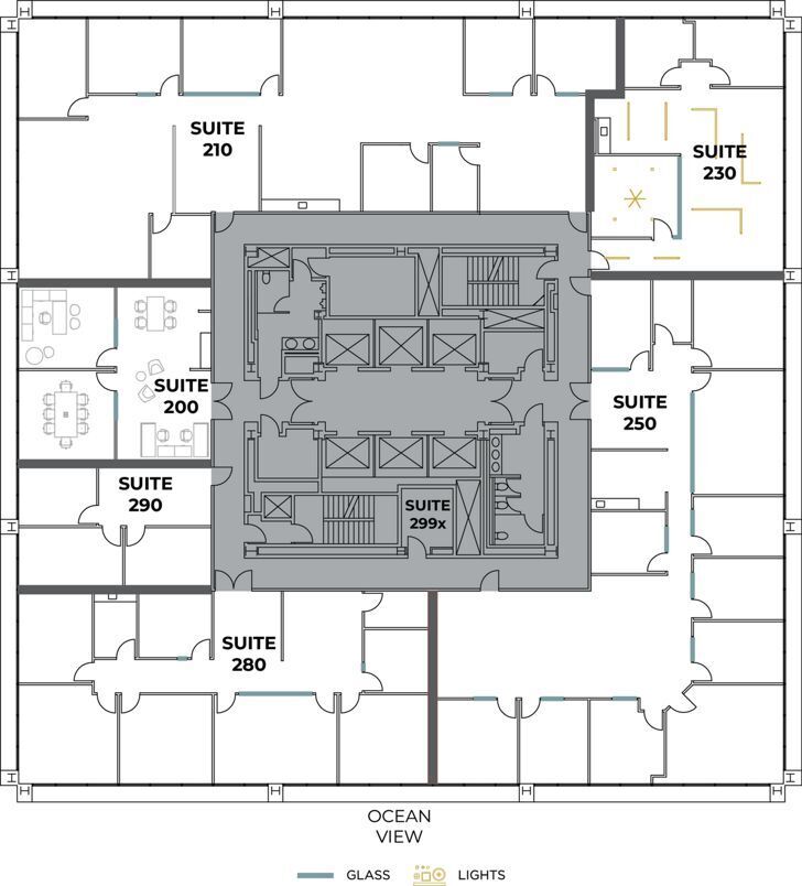 620 Newport Center Dr, Newport Beach, CA à louer Plan d’étage- Image 1 de 1