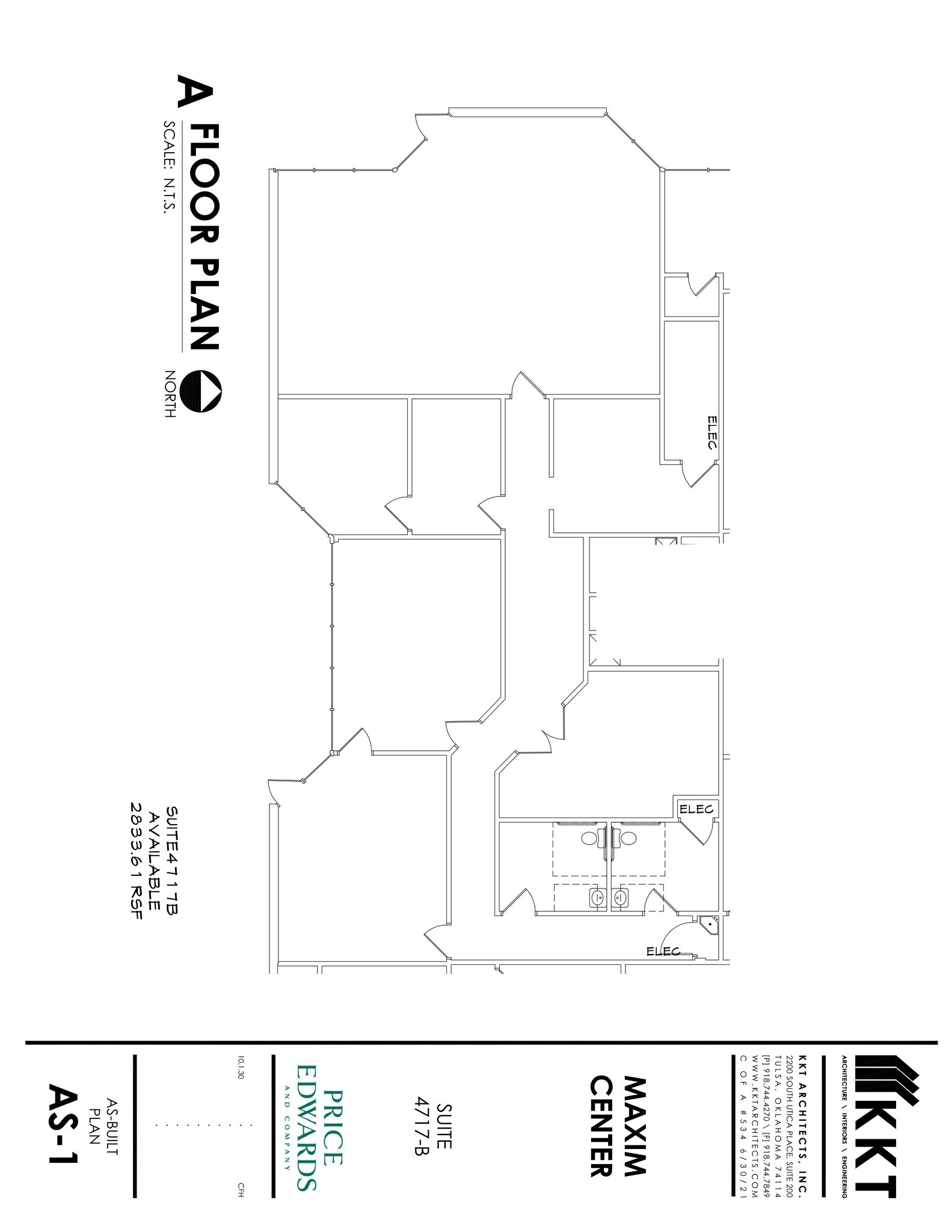 4717-4733 S Memorial Dr, Tulsa, OK à louer Plan de site- Image 1 de 1