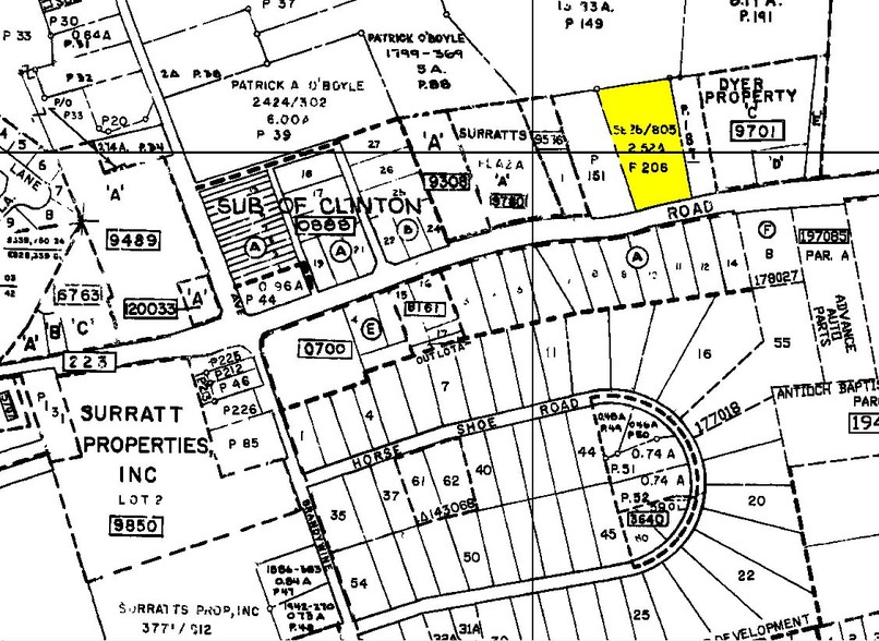 9001 Woodyard Rd, Clinton, MD à louer - Plan cadastral - Image 2 de 12