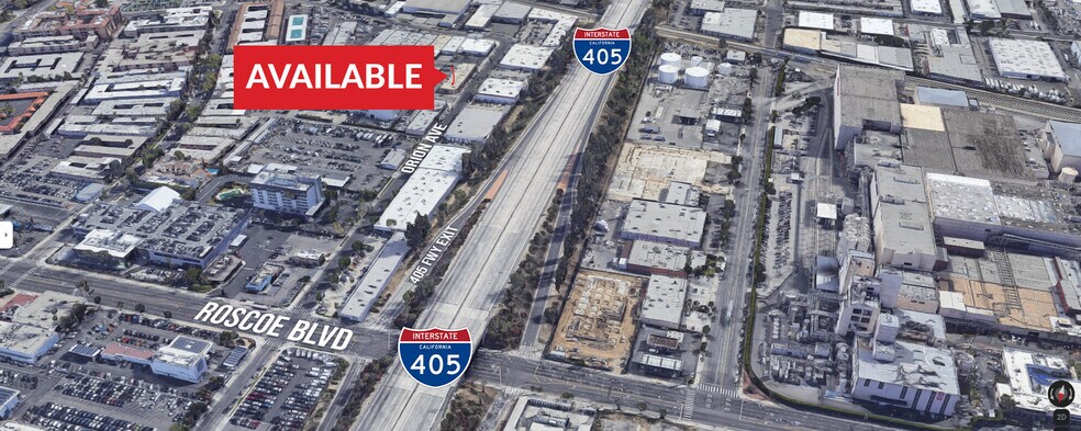 8124-8142 Orion Ave, Van Nuys, CA à louer - Aérien - Image 2 de 5