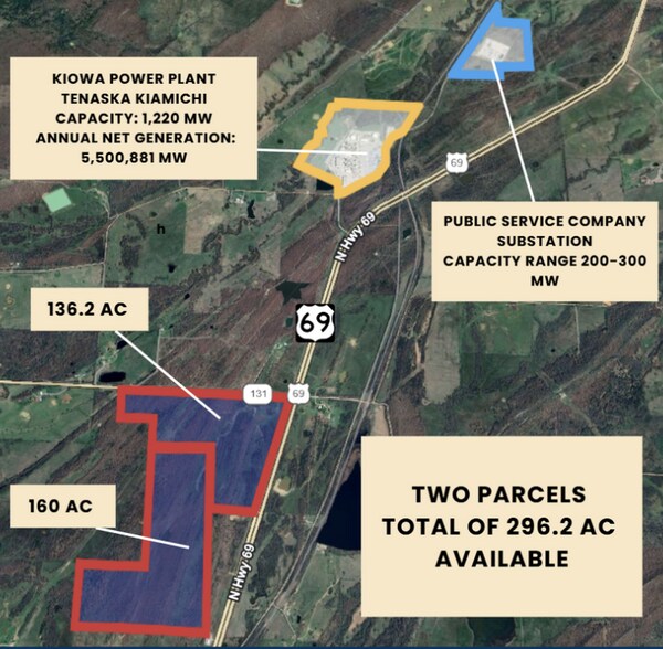 1302 Reynolds rd, Kiowa, OK à vendre - Aérien - Image 1 de 5