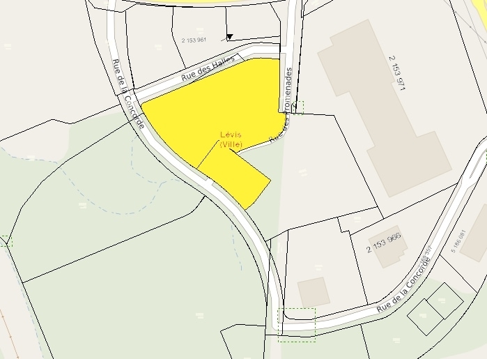 625 Rue De La Concorde, Lévis, QC à louer - Plan cadastral - Image 2 de 2