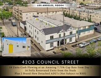 Plus de détails pour 4203 Council st, Los Angeles, CA - Multi-résidentiel à vendre
