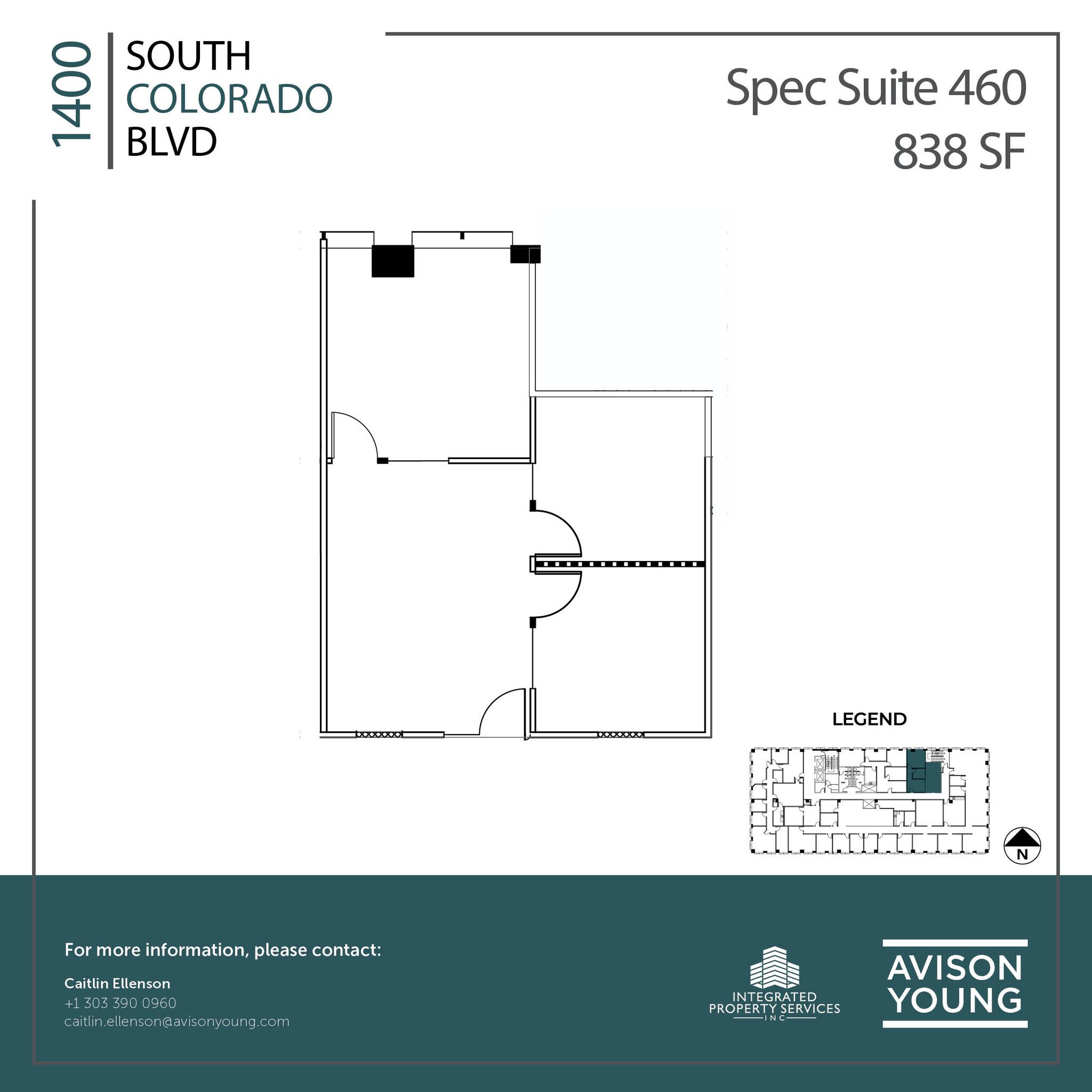 1400 S Colorado Blvd, Denver, CO for lease Floor Plan- Image 1 of 1