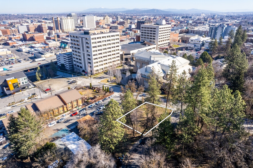 528 Monroe St, Spokane, WA for sale - Aerial - Image 1 of 3
