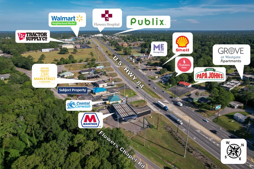 3331 W Main St, Dothan, AL à vendre - Aérien - Image 2 de 13