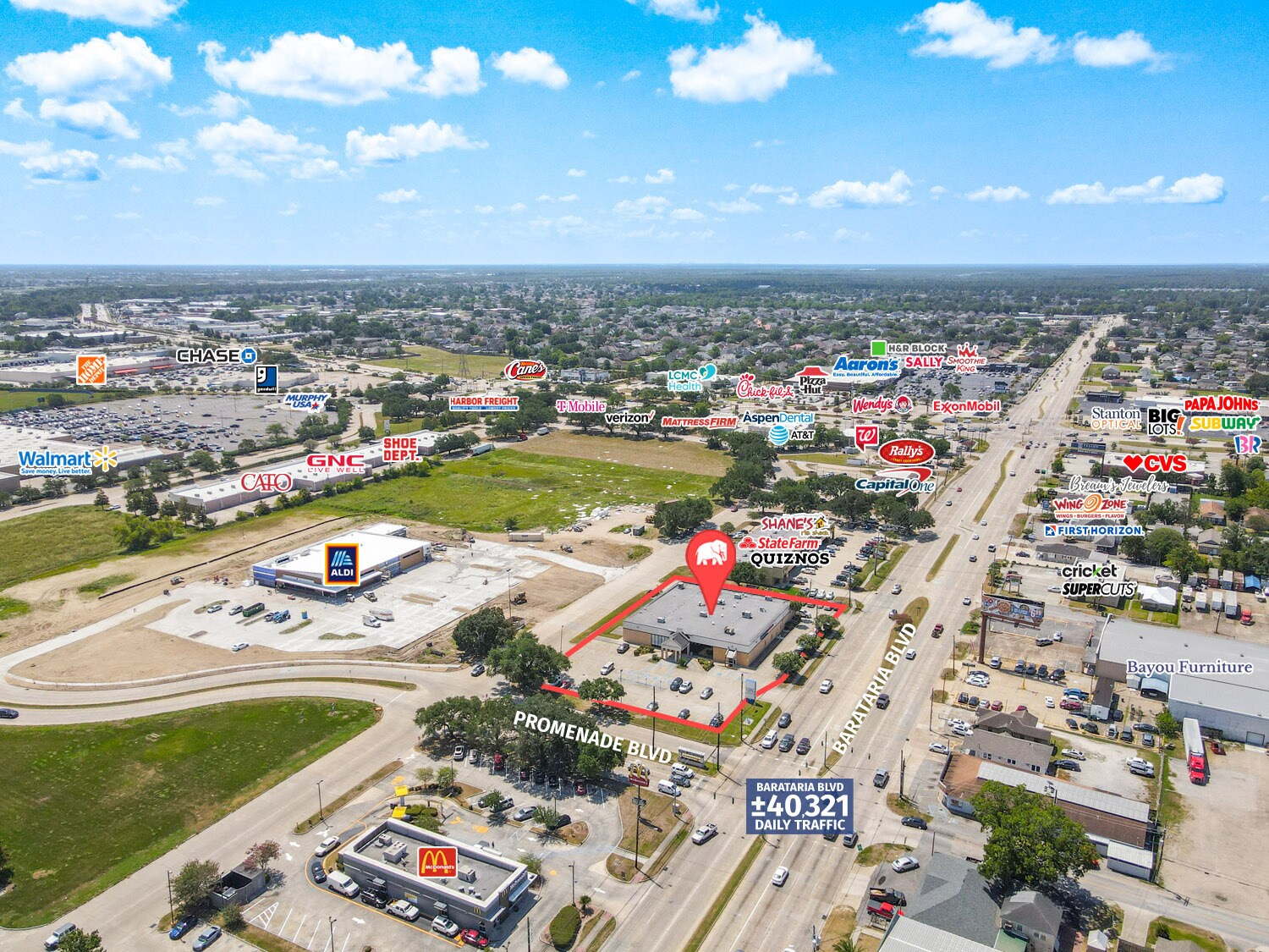 1849 Barataria Blvd, Marrero, LA à louer Photo principale- Image 1 de 13