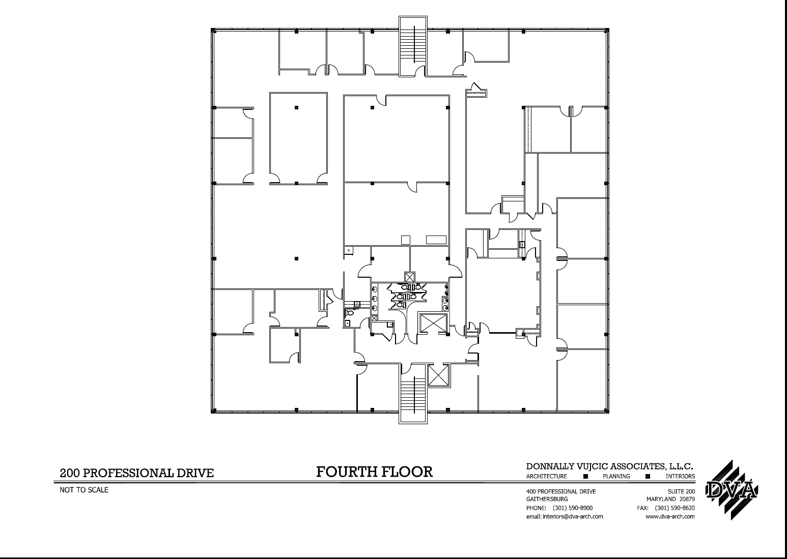 200 Professional Dr, Gaithersburg, MD à vendre Plan d’étage- Image 1 de 1