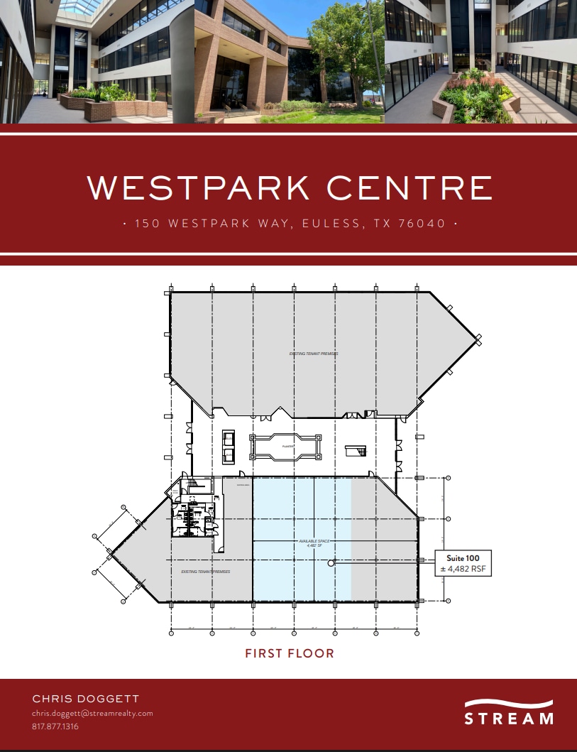 150 Westpark Way, Euless, TX for lease Floor Plan- Image 1 of 1