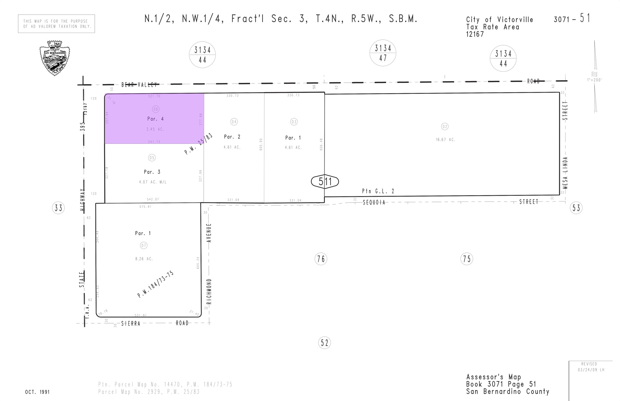 US Highway 395 & Bear Valley Rd, Victorville, CA à vendre Plan cadastral- Image 1 de 3