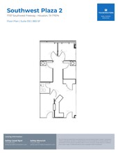 7737 Southwest Fwy, Houston, TX à louer Plan d’étage- Image 1 de 1