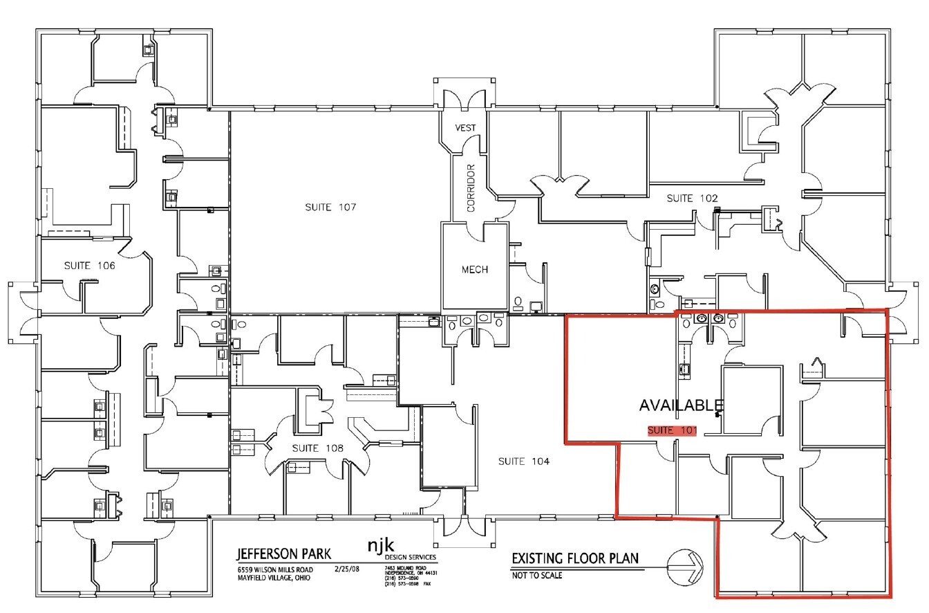 6555 Wilson Mills Rd, Mayfield Village, OH à louer Plan d’étage- Image 1 de 1