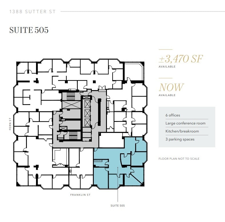 1388 Sutter St, San Francisco, CA for lease Floor Plan- Image 1 of 1