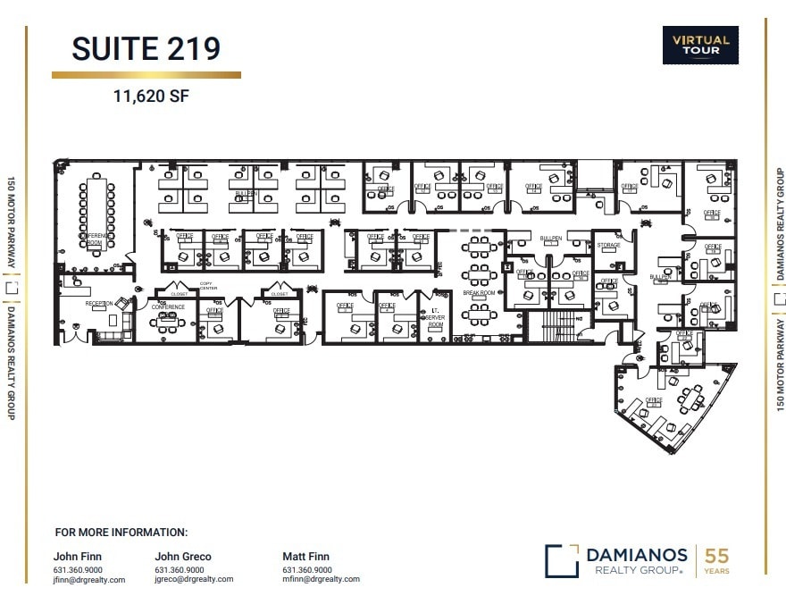 150 Motor Pkwy, Hauppauge, NY for lease Floor Plan- Image 1 of 1