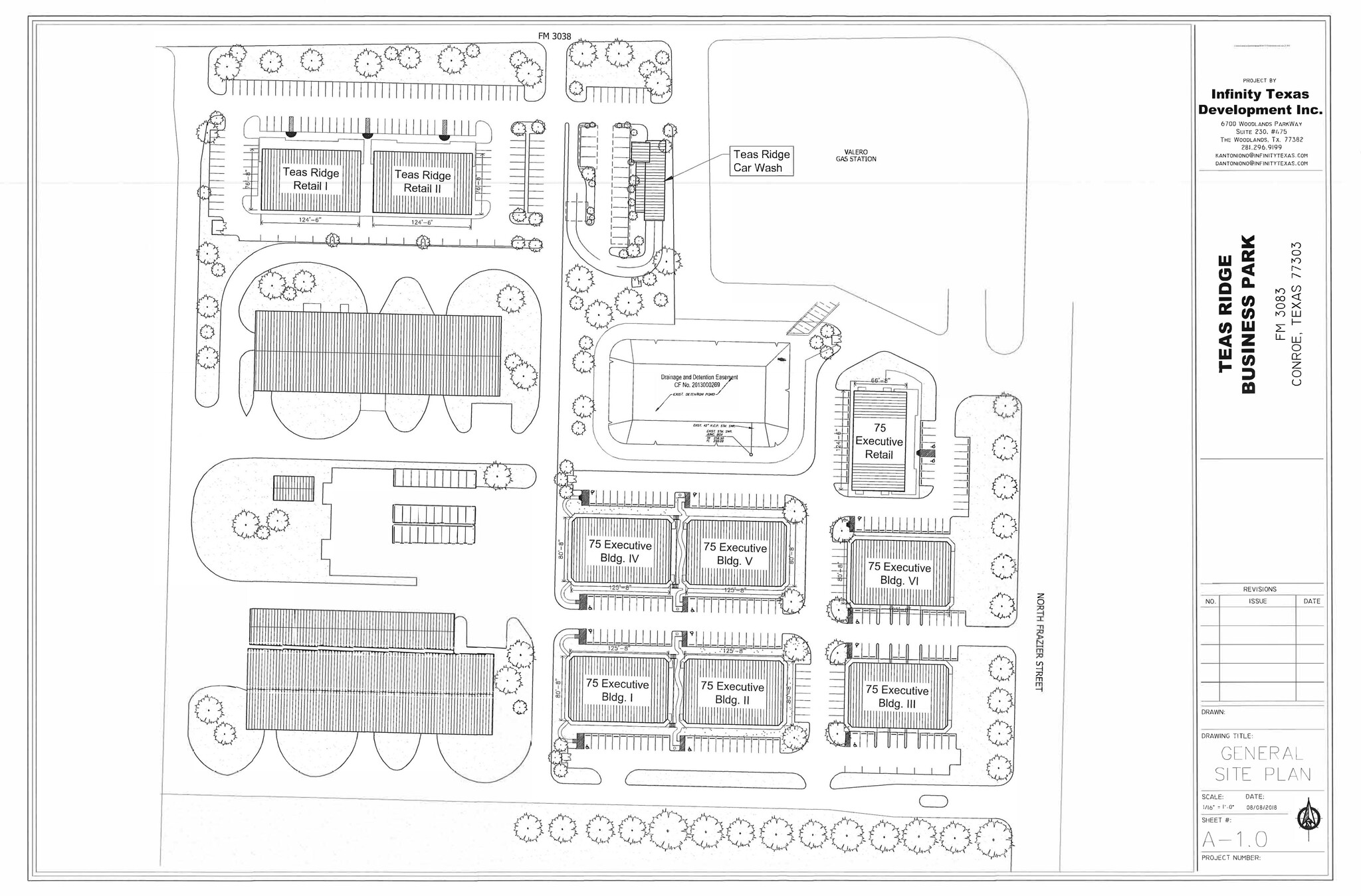 2519 N Frazier St, Conroe, TX à louer Plan de site- Image 1 de 1