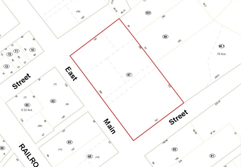 109 E Main St, Mannington, WV à vendre - Plan cadastral - Image 3 de 4