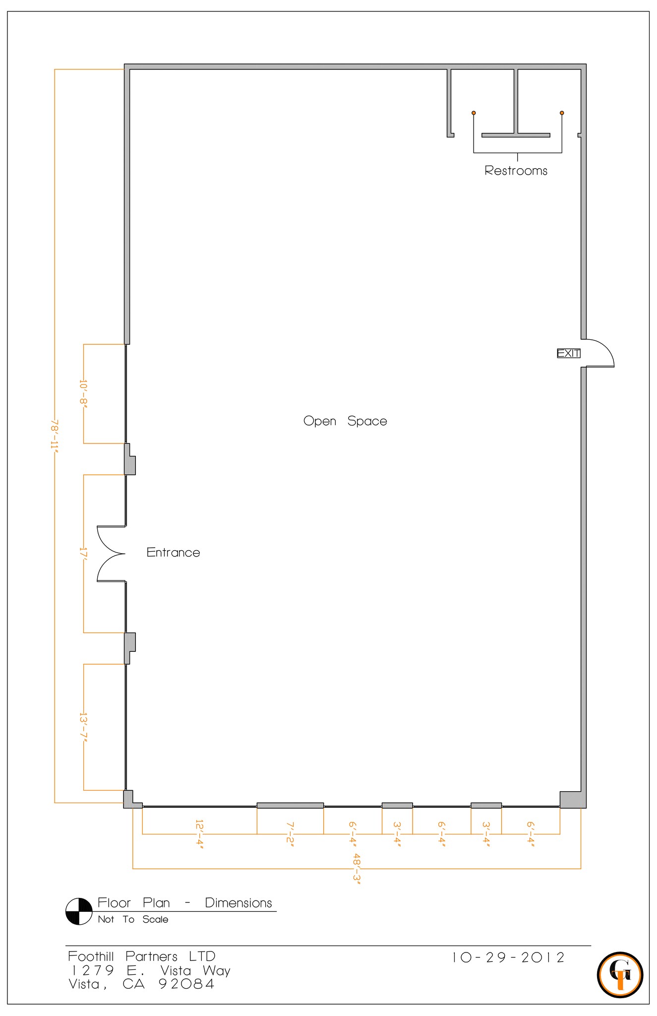 1211-1381 E Vista Way, Vista, CA à louer Plan de site- Image 1 de 1