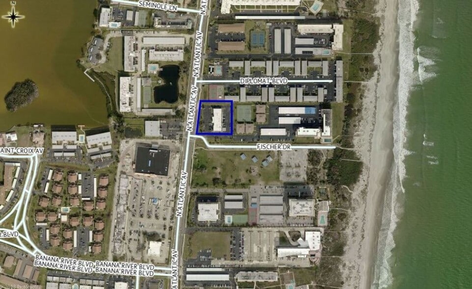 3000 N Atlantic Ave, Cocoa Beach, FL for lease - Aerial - Image 3 of 31