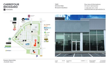 7505 Grande Allée, Brossard, QC for lease Site Plan- Image 1 of 1