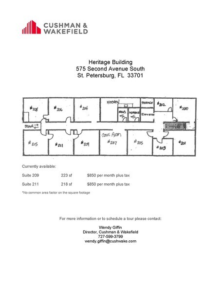 575 S 2nd Ave, Saint Petersburg, FL à louer - Plan d’étage - Image 3 de 6