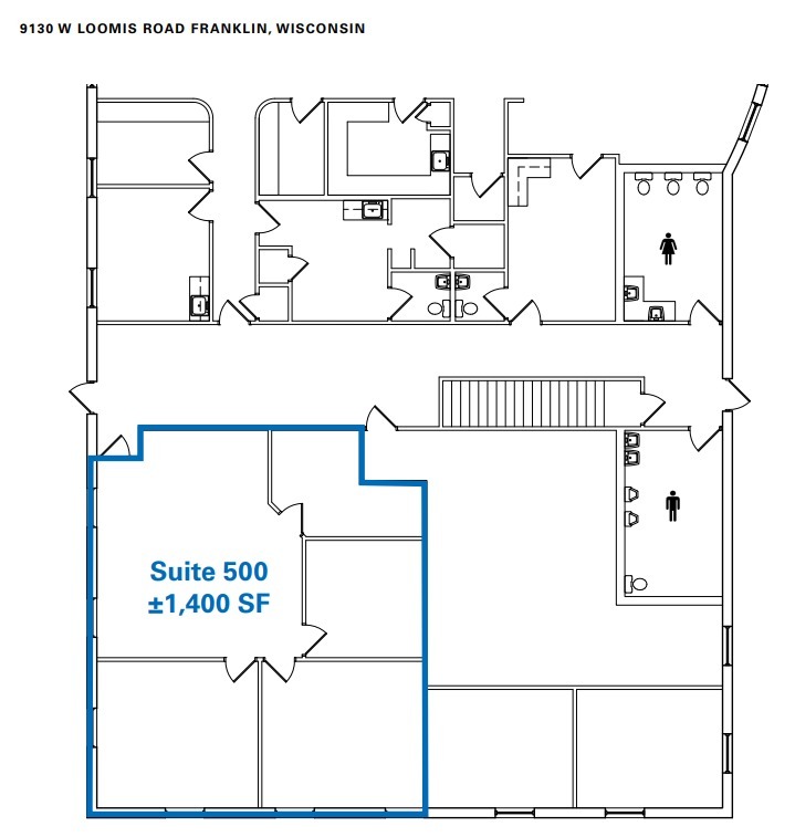 9130 W Loomis Rd, Franklin, WI à louer Plan d’étage- Image 1 de 1