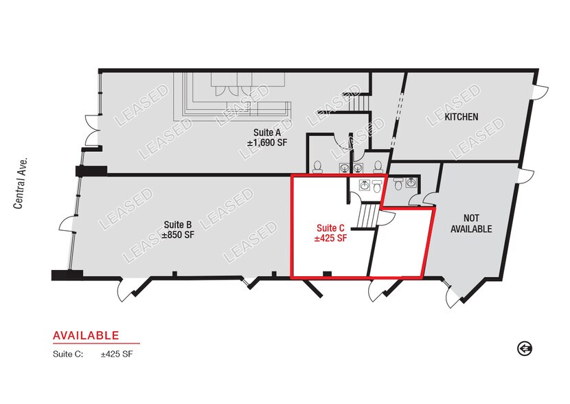 3408-3410 Central Ave SE, Albuquerque, NM for lease - Building Photo - Image 2 of 4