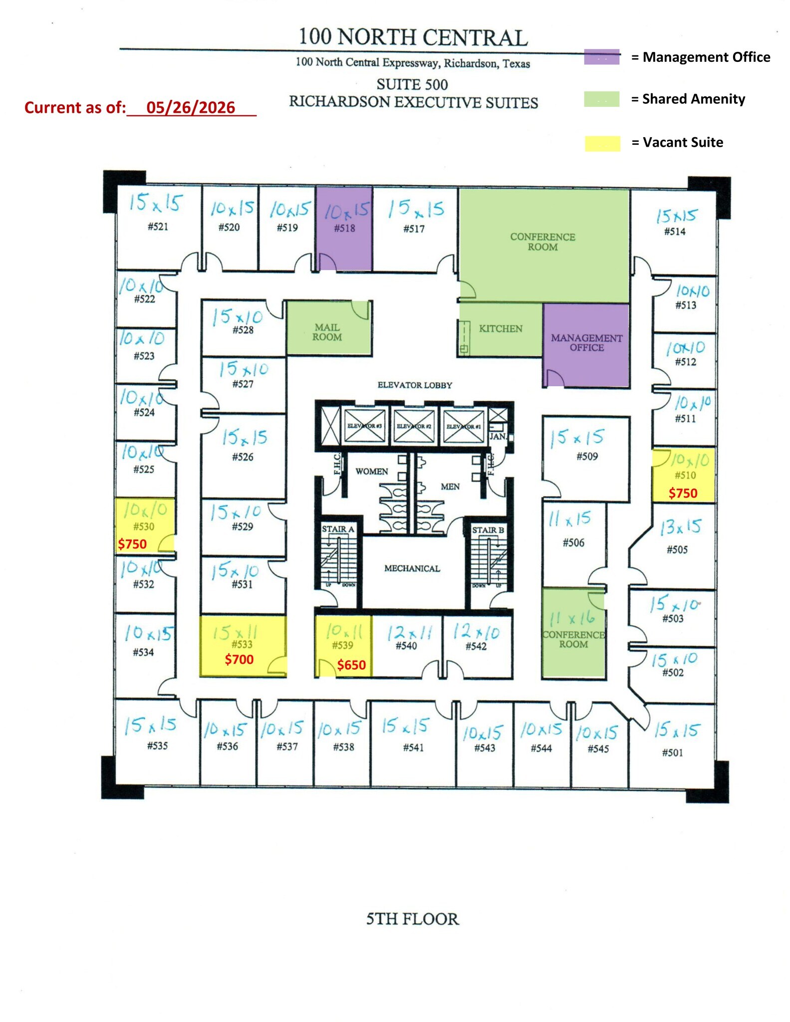 100 N Central Expy, Richardson, TX for lease Site Plan- Image 1 of 1