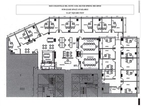 8455 Colesville Rd, Silver Spring, MD à louer Plan de site- Image 1 de 20