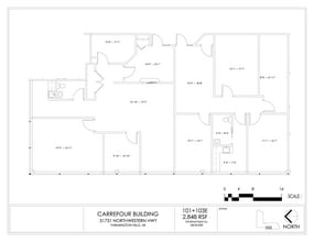 31731 Northwestern Hwy, Farmington Hills, MI for lease Floor Plan- Image 2 of 3