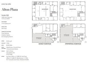 15295 Alton Pky, Irvine, CA for lease Floor Plan- Image 1 of 1
