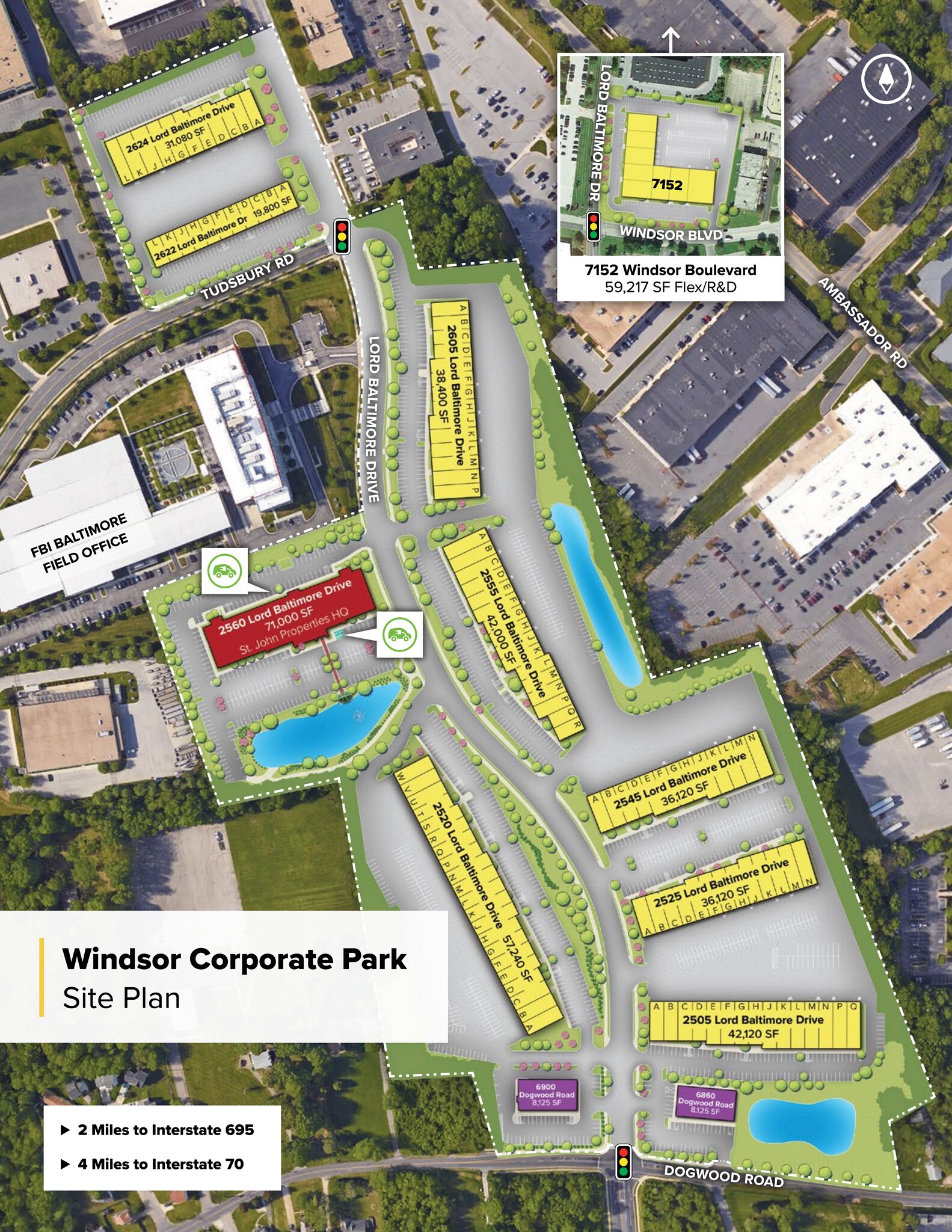 7265 Windsor Blvd, Baltimore, MD for lease Site Plan- Image 1 of 2