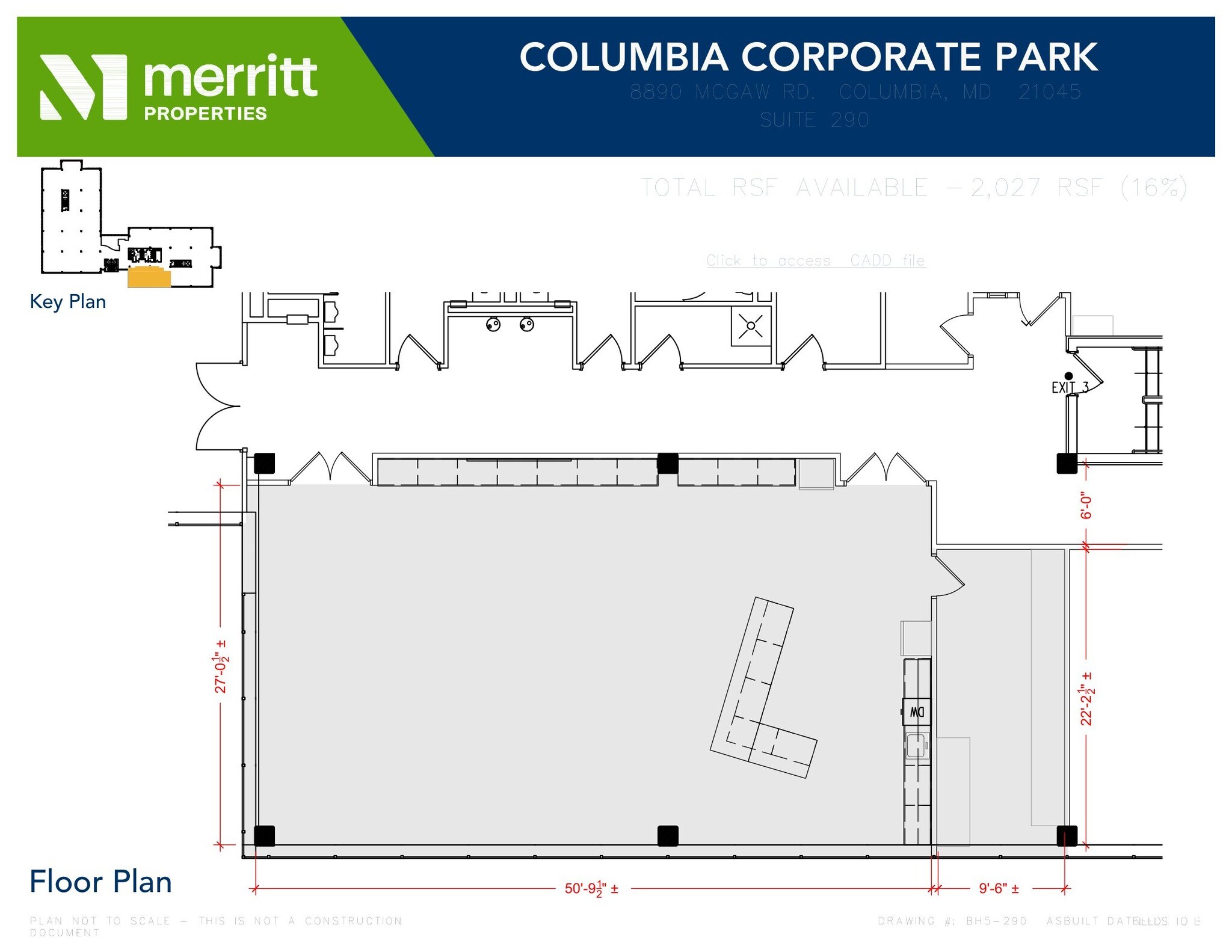8830 Stanford Blvd, Columbia, MD à louer Plan d’étage- Image 1 de 1