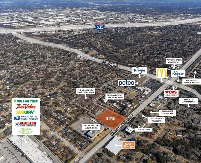 10409 E Northwest Hwy, Dallas, TX for sale - Aerial - Image 2 of 2