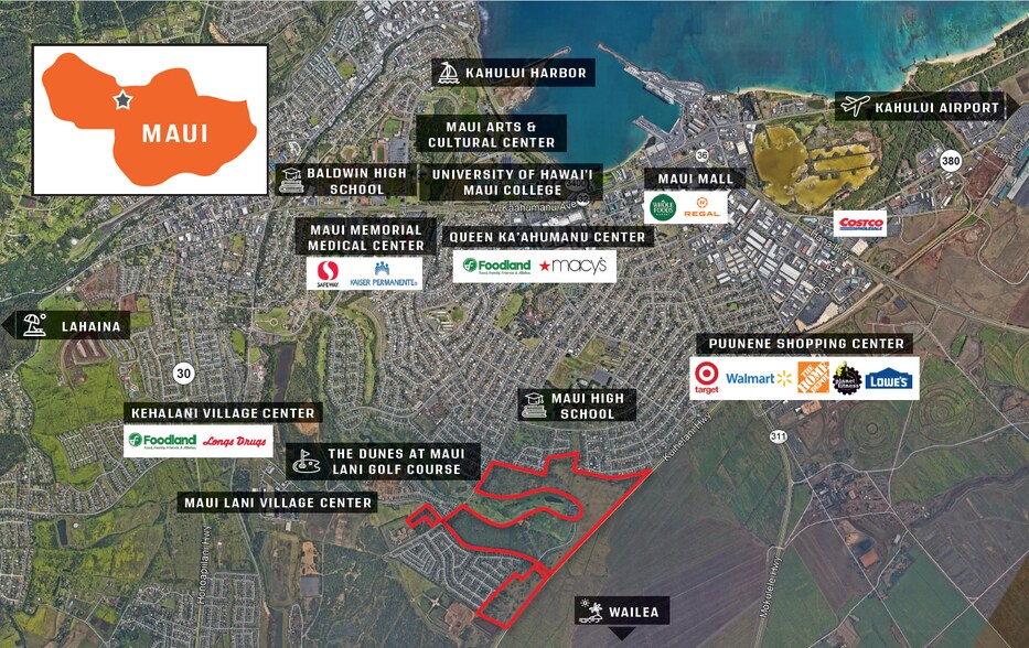 Maui Lani Parkway, Kahului, HI à vendre - Aérien - Image 2 de 7