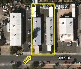 256-258 E 10th Dr, Mesa, AZ - Aerial map view