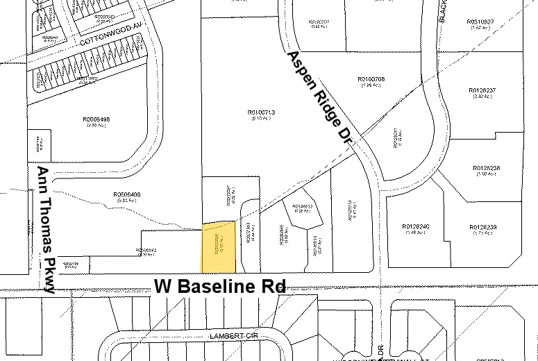 1323 W Baseline Rd, Lafayette, CO for sale - Plat Map - Image 1 of 5