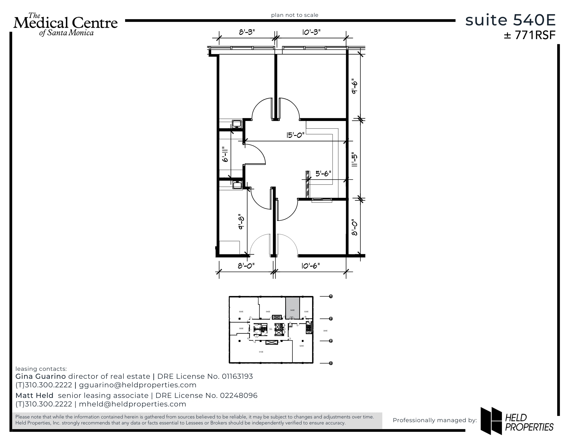 2021 Santa Monica Blvd, Santa Monica, CA à louer Plan d’étage- Image 1 de 2