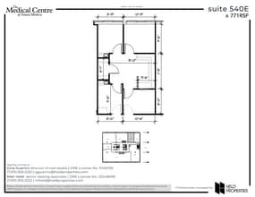 2021 Santa Monica Blvd, Santa Monica, CA à louer Plan d’étage- Image 1 de 2