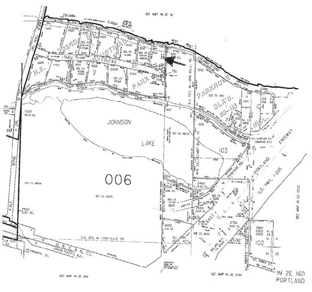9705-9707 NE Colfax St, Portland, OR for lease - Plat Map - Image 2 of 6
