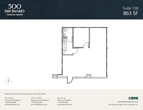 500 E Broward Blvd, Fort Lauderdale, FL à louer Photo intérieure- Image 1 de 1