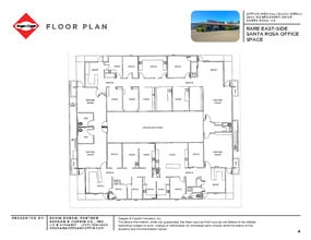 3850 Montgomery Dr, Santa Rosa, CA à vendre Plan d’étage- Image 1 de 1