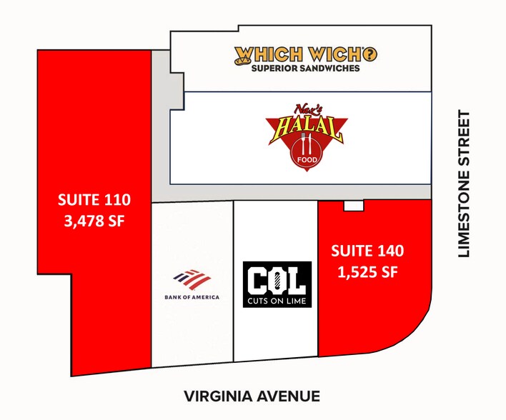 685 S Limestone, Lexington, KY à louer - Plan de site - Image 3 de 5