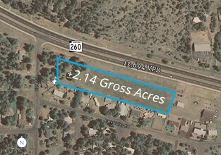 580 S Clark Rd, Show Low, AZ - AERIAL map view