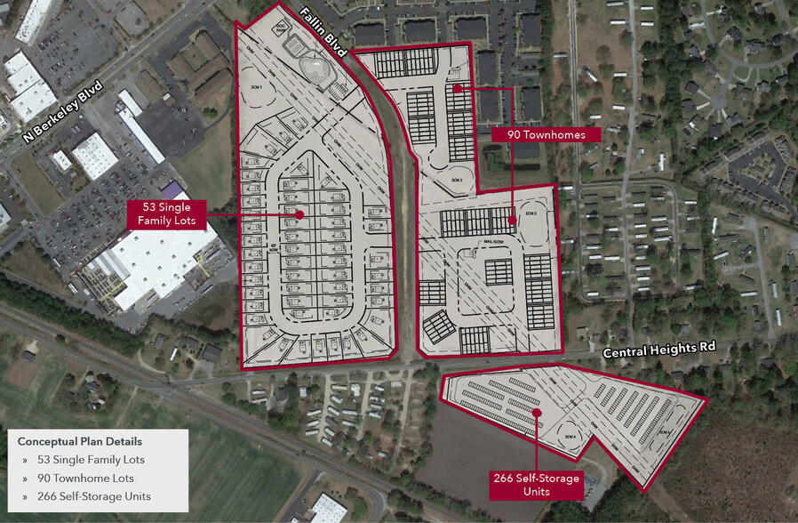 Fallin Blvd, Goldsboro, NC à vendre - Plan de site - Image 2 de 7