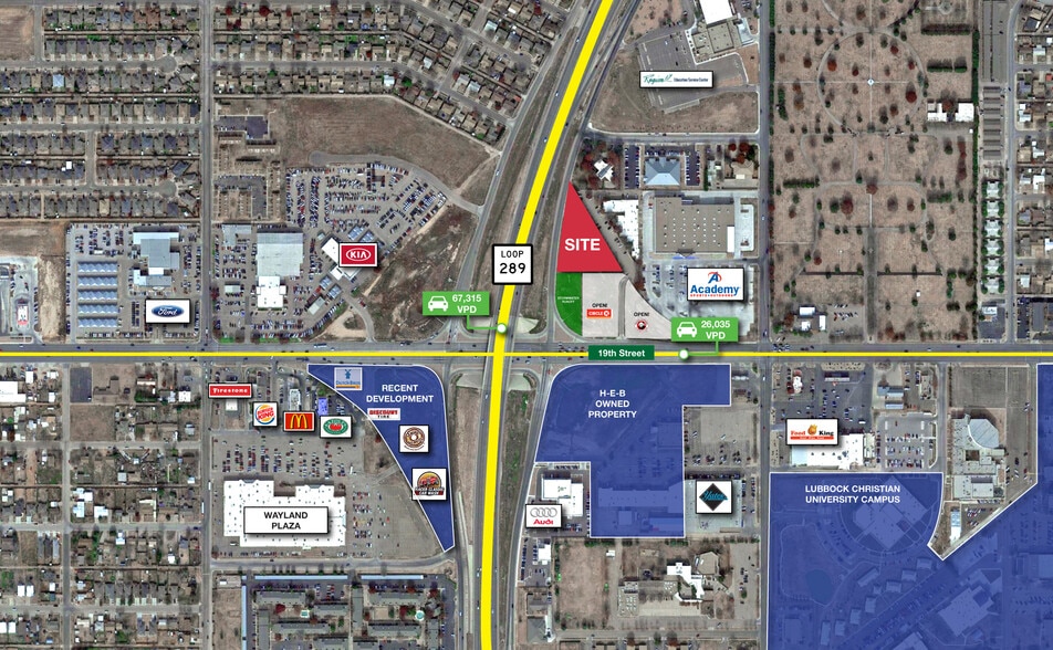 NEC 19th Street & W Loop 289, Lubbock, TX for sale - Building Photo - Image 2 of 8