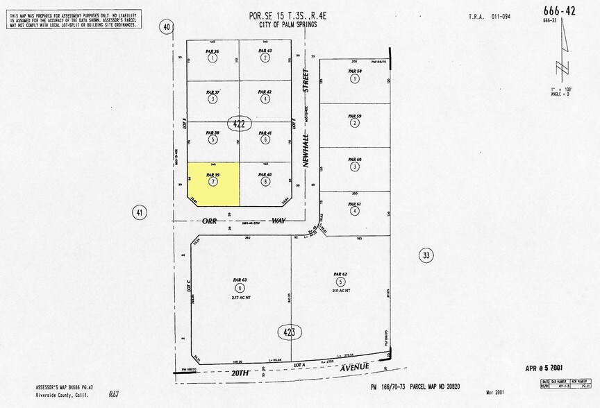 63738 Orr Way, North Palm Springs, CA for lease - Plat Map - Image 2 of 41