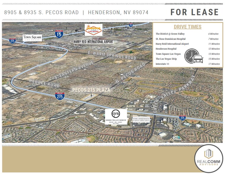 8905 S Pecos Rd, Henderson, NV à louer - Photo du bâtiment - Image 3 de 7