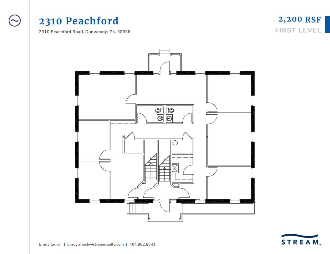 2310 Peachford Rd, Atlanta, GA à louer Plan d’étage- Image 1 de 1