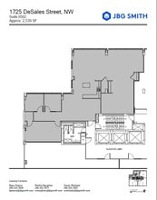 1725 Desales St NW, Washington, DC à louer Plan d’étage- Image 1 de 1